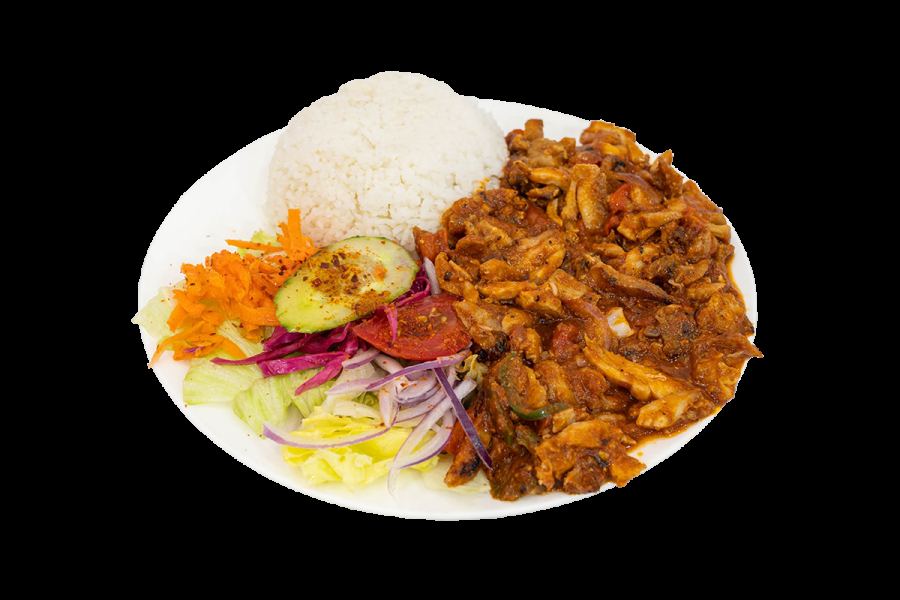 SAC Chicken Kebab with Rice